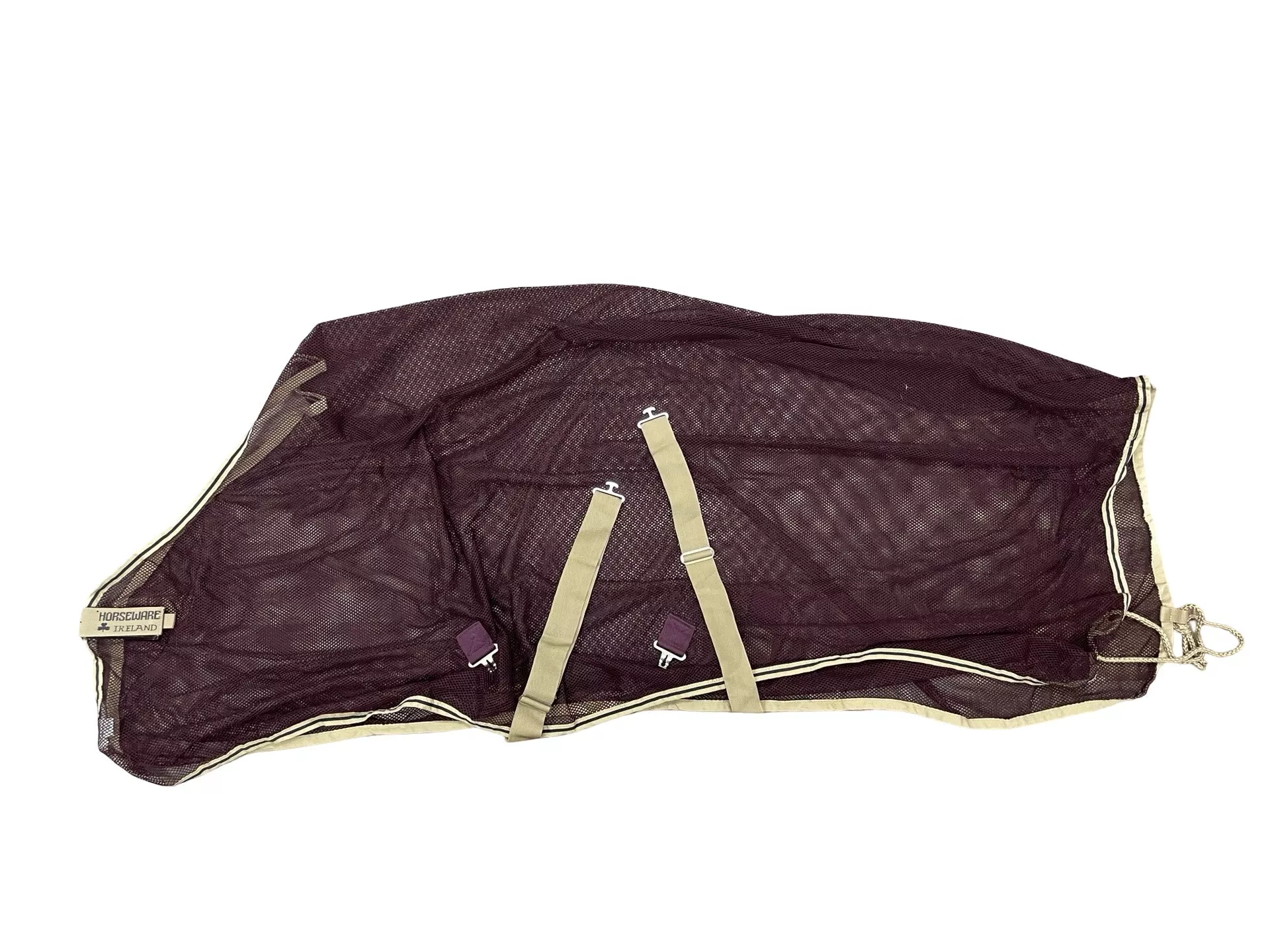 Horseware Amigo Net Cooler - Maroon/Cream - 78" - USED