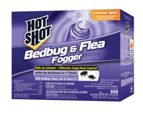 Hot Shot Bedbug & Flea Fogger, 2 oz