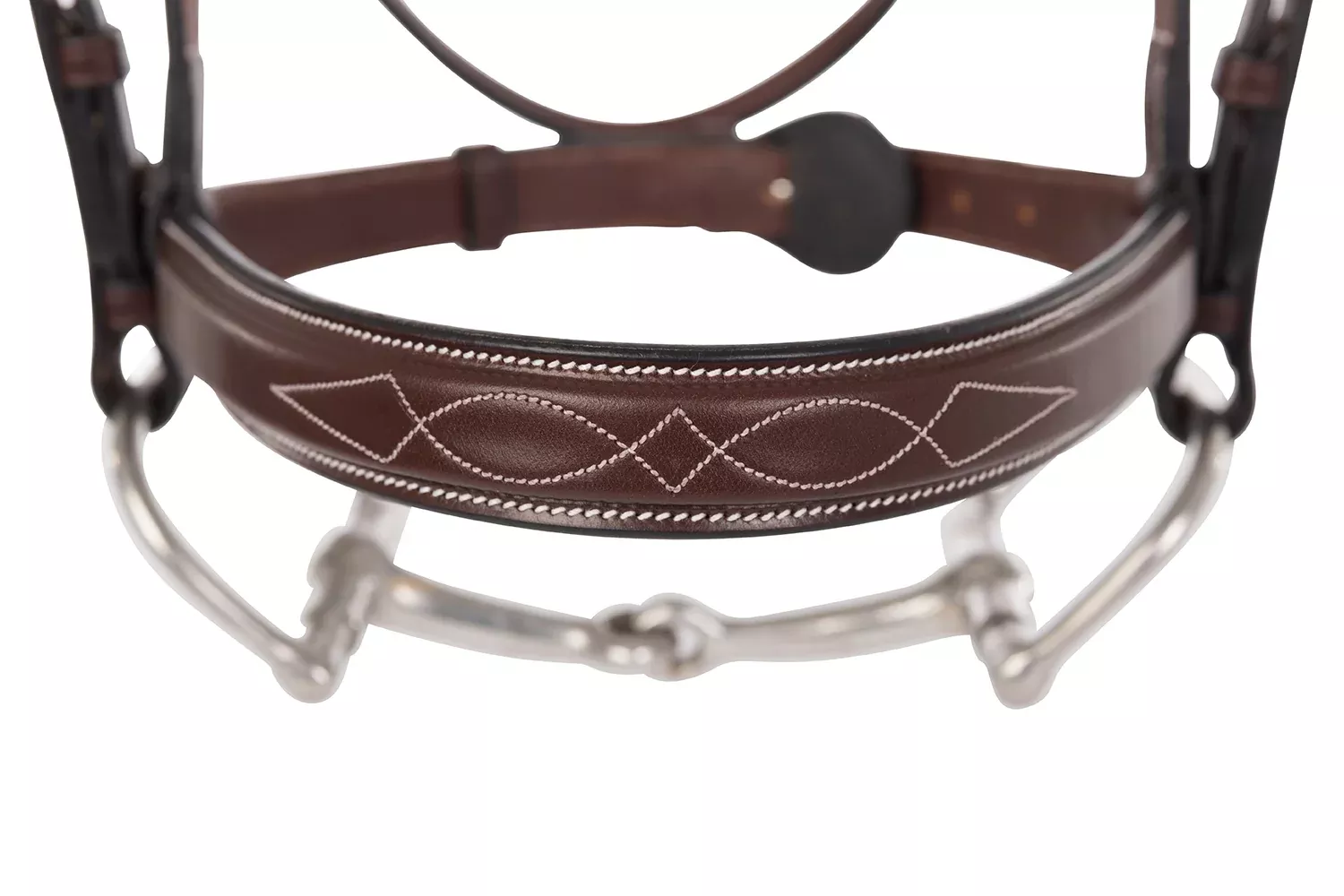 Huntley Sedgwick Fancy Stitched 1″ Inch Wide Noseband