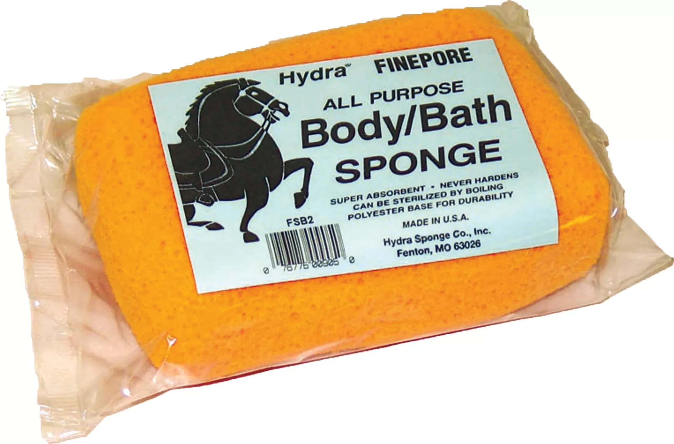 Hydra Fine Pore All Purpose Body Sponge for Horses Medium