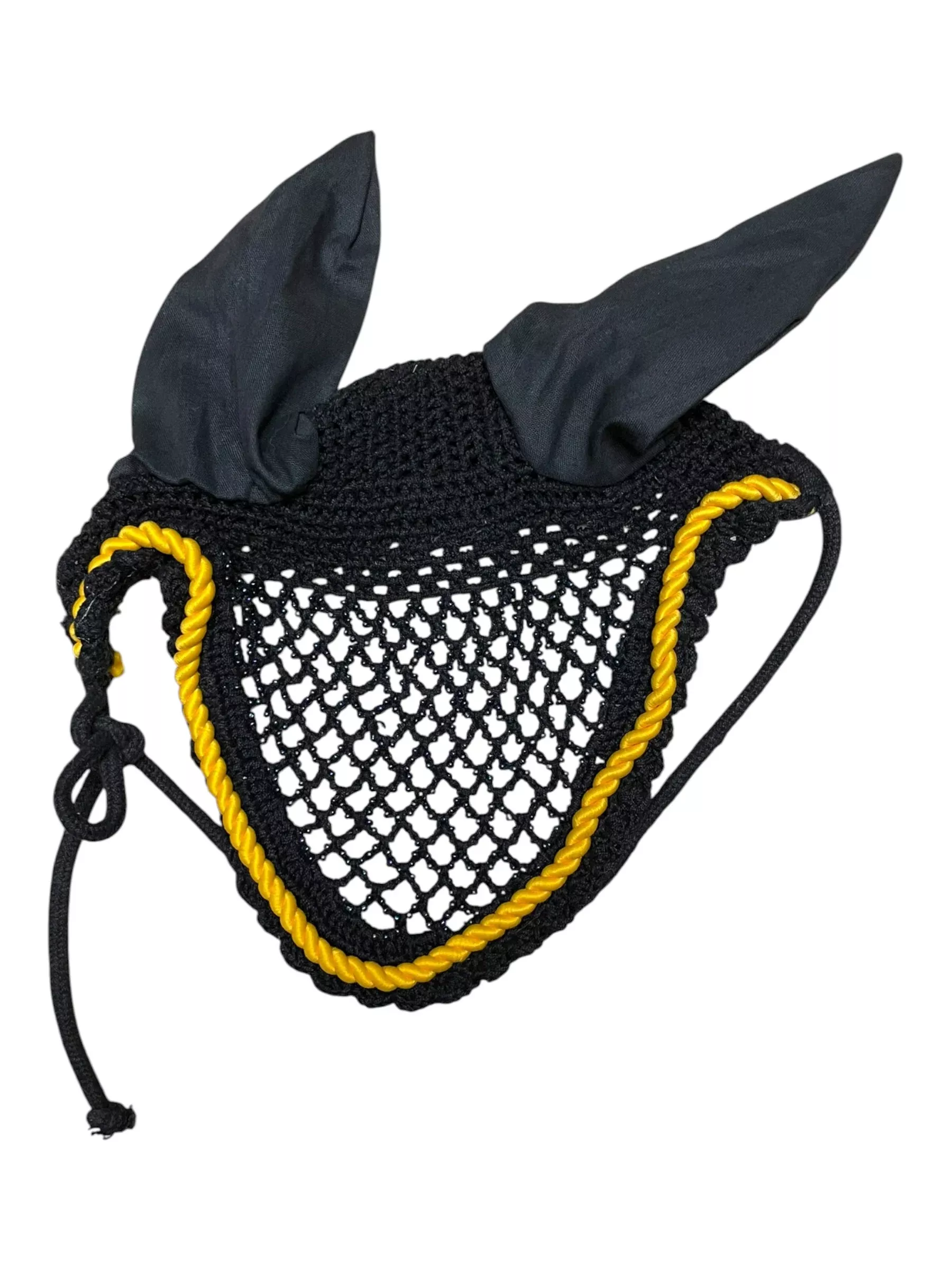 Intrepid Fly Veil - Black/Multi Beads - Estimated Full - USED