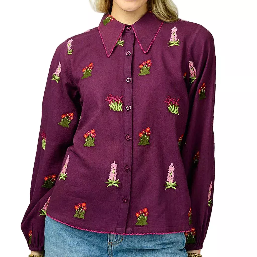 Ivy Jane Floral Embroidered Top - FINAL SALE