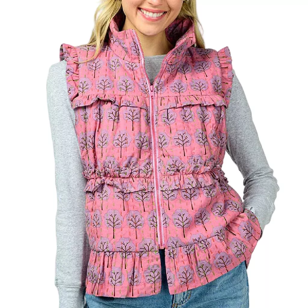 Ivy Jane Kantha Stitched Vest - FINAL SALE