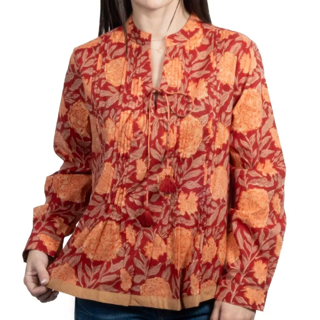 Ivy Jane Rose Print Top - FINAL SALE