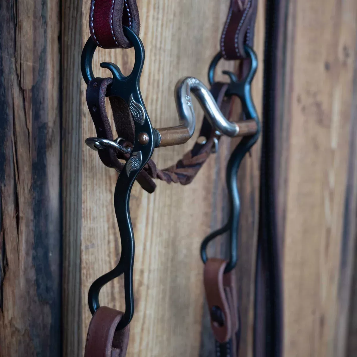 JD Smith Solid Port Bridle Rig w/Ross Bullinger Split Ear Headstall