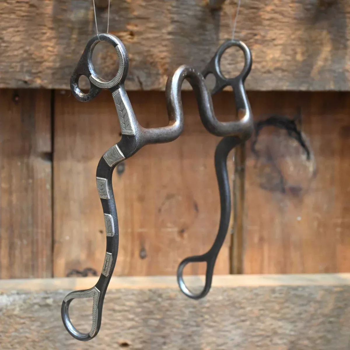 "JE" Silver Mounted Solid Port Bit