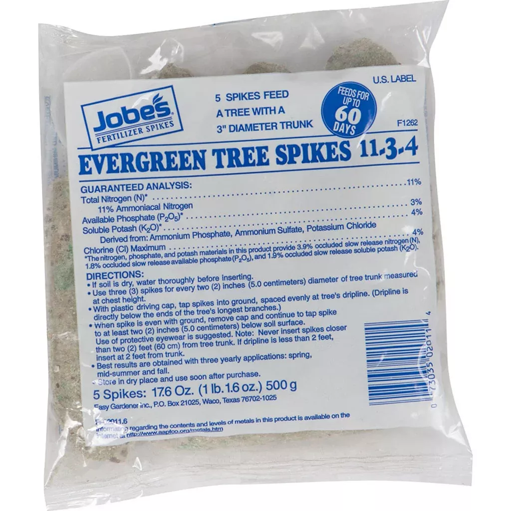Jobe's Evergreen Spikes with Caps, 5 Pack