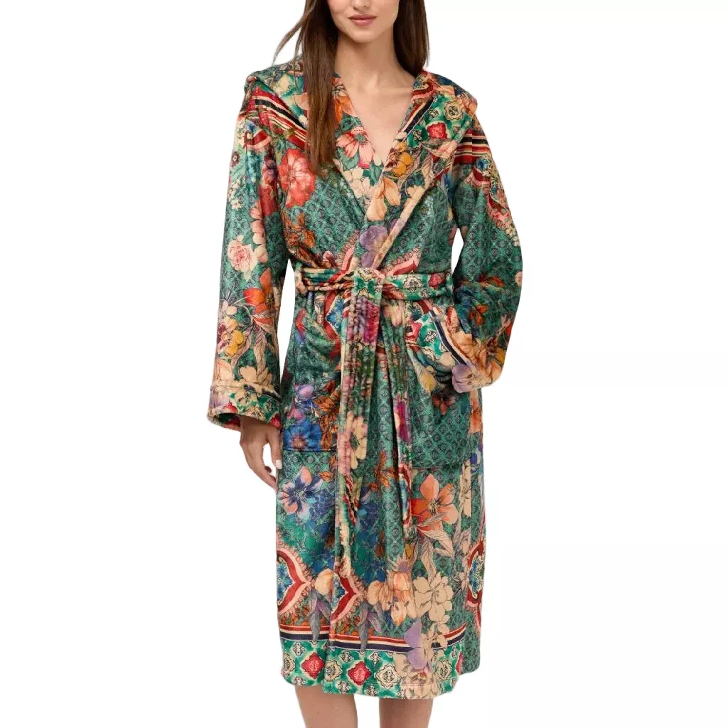 Johnny Was Lorette Scarf Cozy Robe
