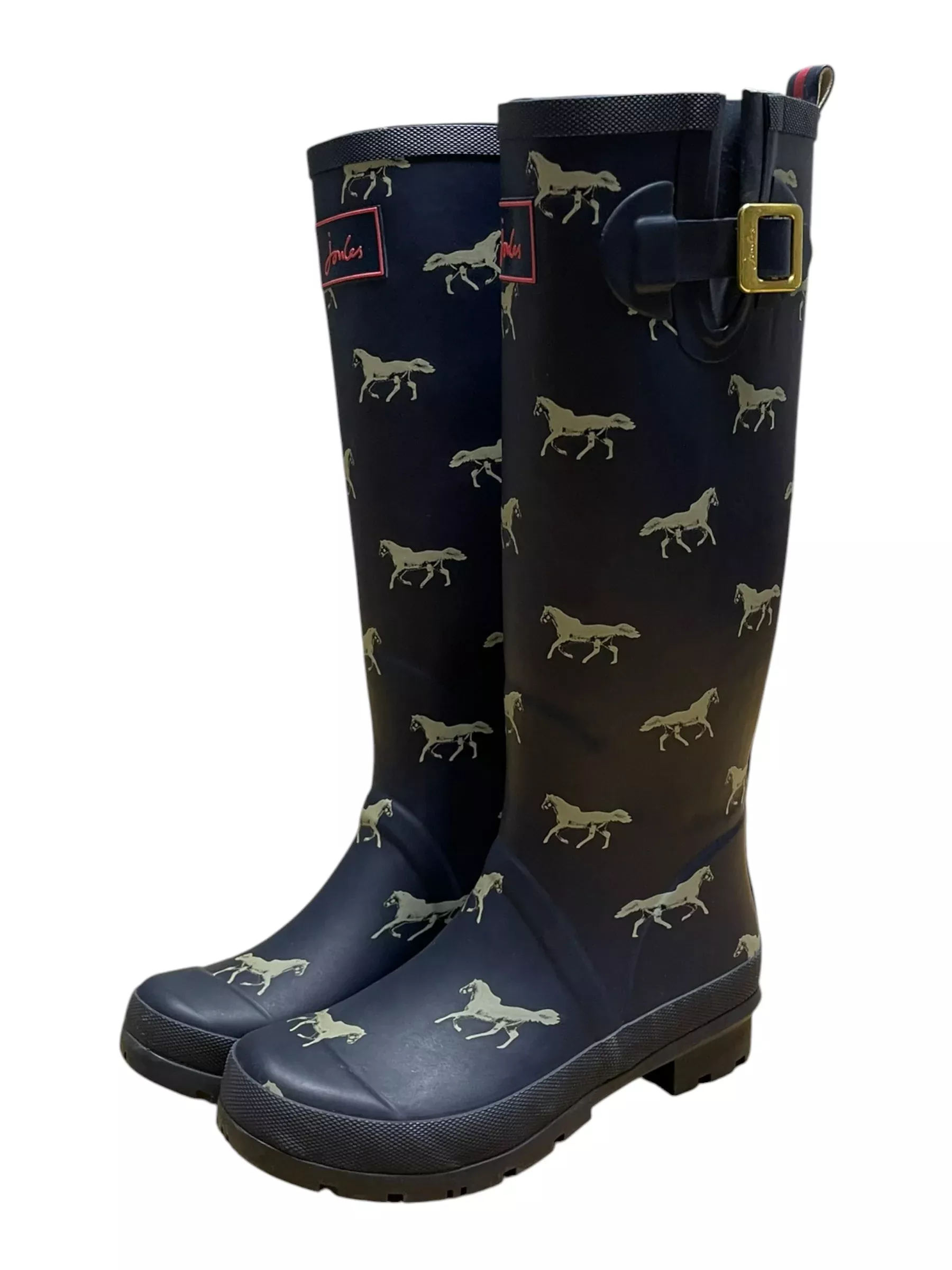 Joules Boots - Navy/Pink - Size 5 - USED