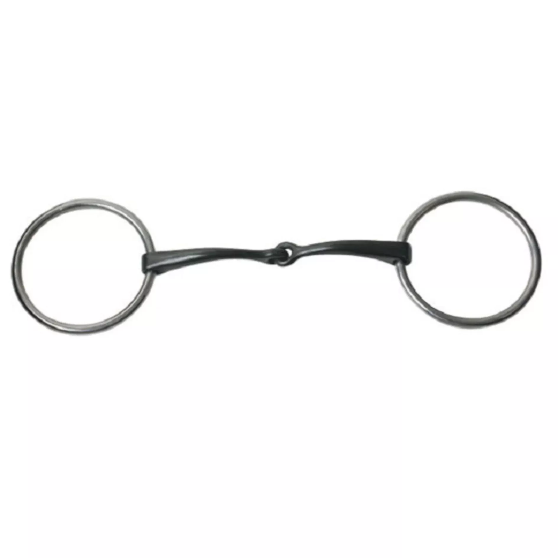 JP Korsteel Sweet Iron Jointed Loose Ring Thin Snaffle