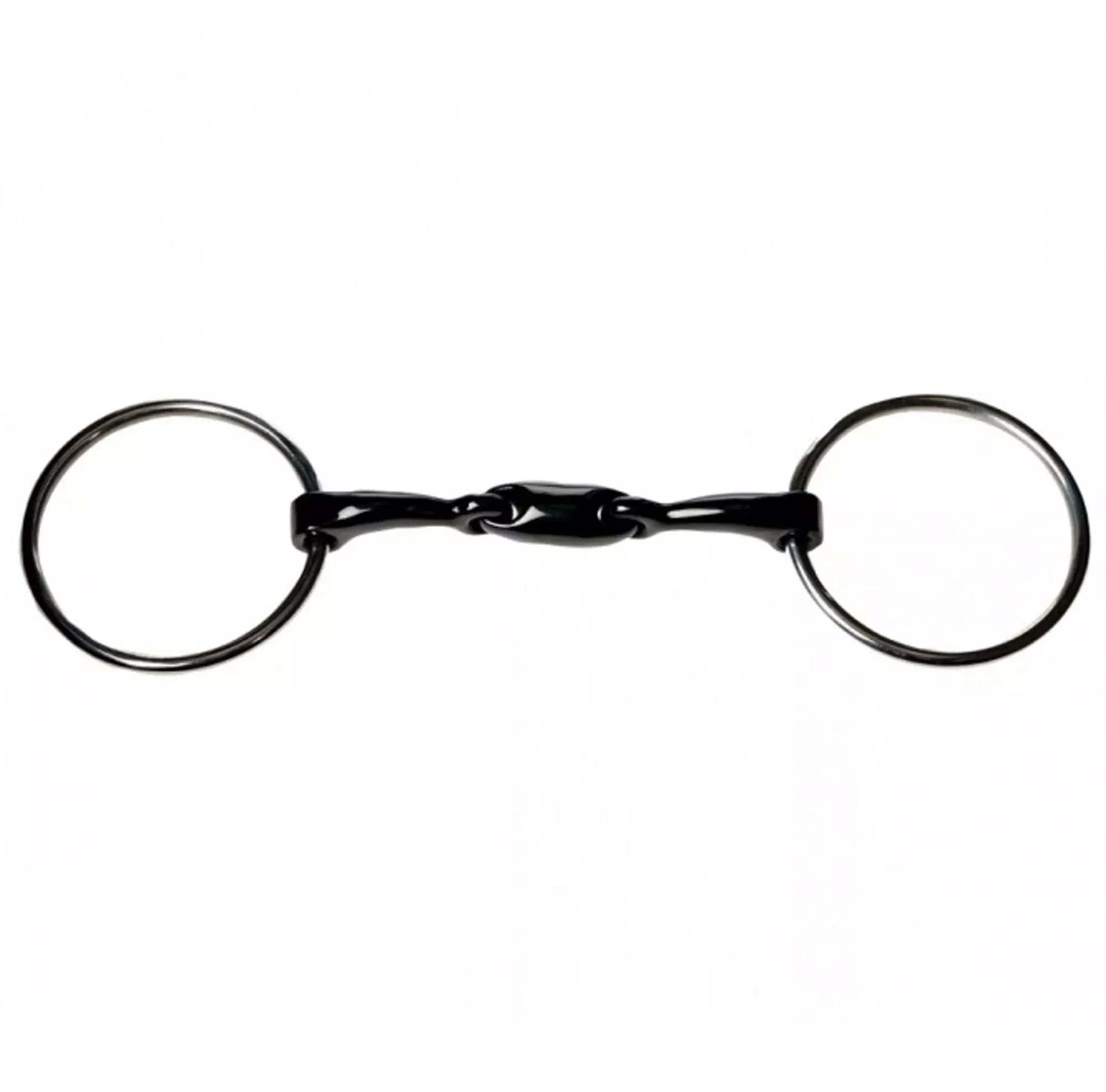 JP Korsteel Sweet Iron Oval Link Loose Ring Snaffle Bit
