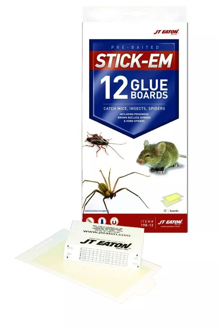 JT Eaton Mouse & Insect Glue Board, 12 Pack