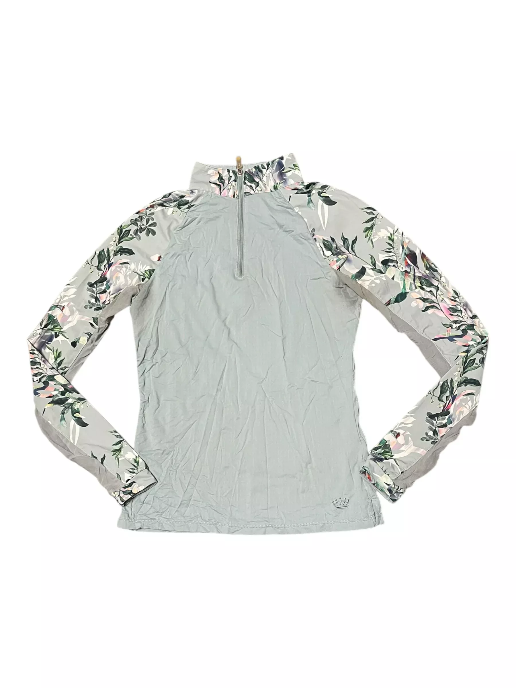 Kastel LS Sun Shirt - Gray-Blue/Floral - S - USED