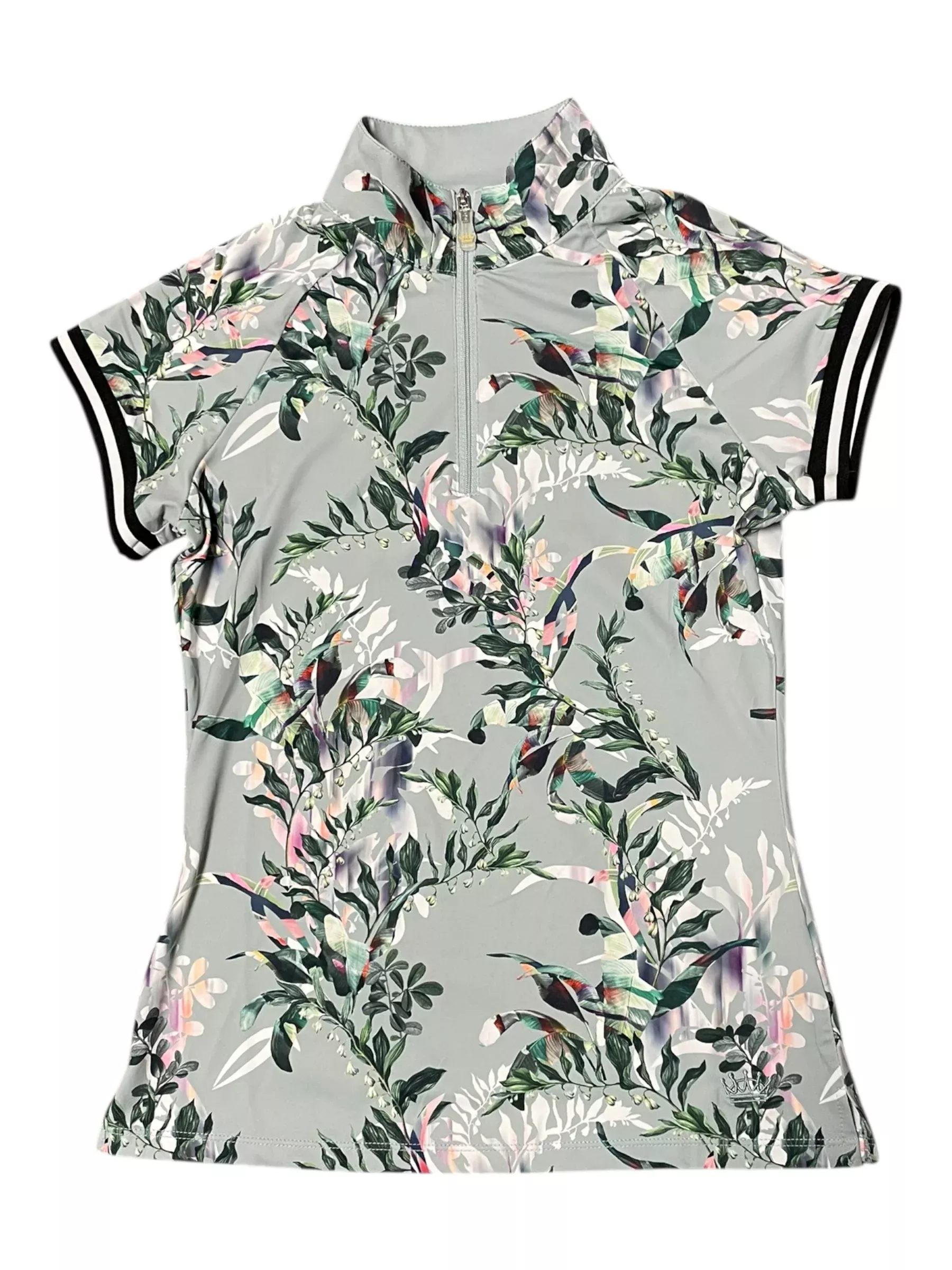 Kastel SS Sun Shirt - Gray/Floral - S - USED