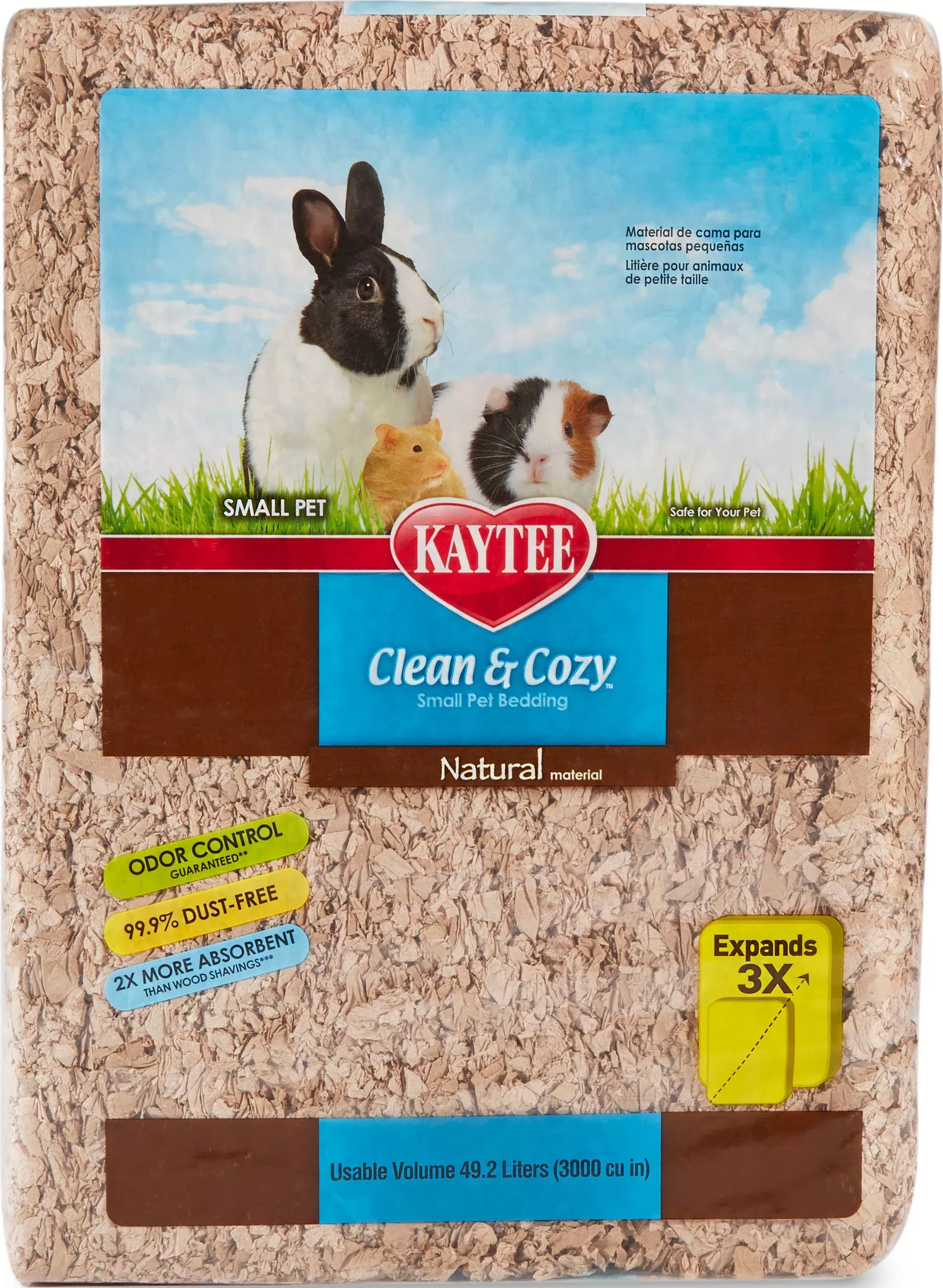 Kaytee Clean & Cozy Small Pet Bedding Natural 49.2 L