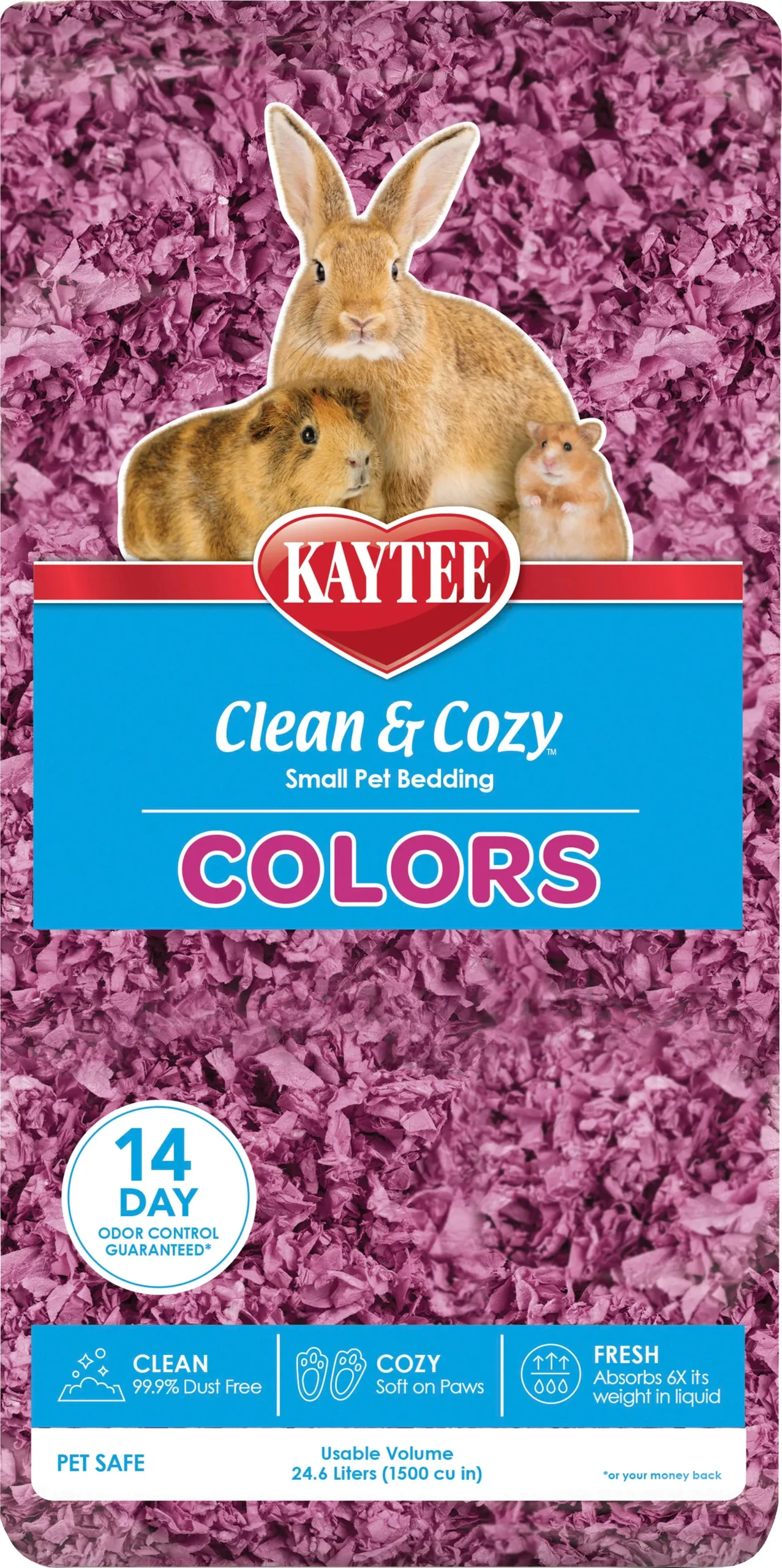 Kaytee Clean & Cozy Small Pet Bedding Plum 24.6 L