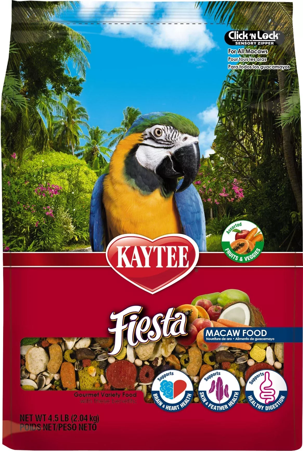 Kaytee Fiesta Macaw Food 4.5 lb