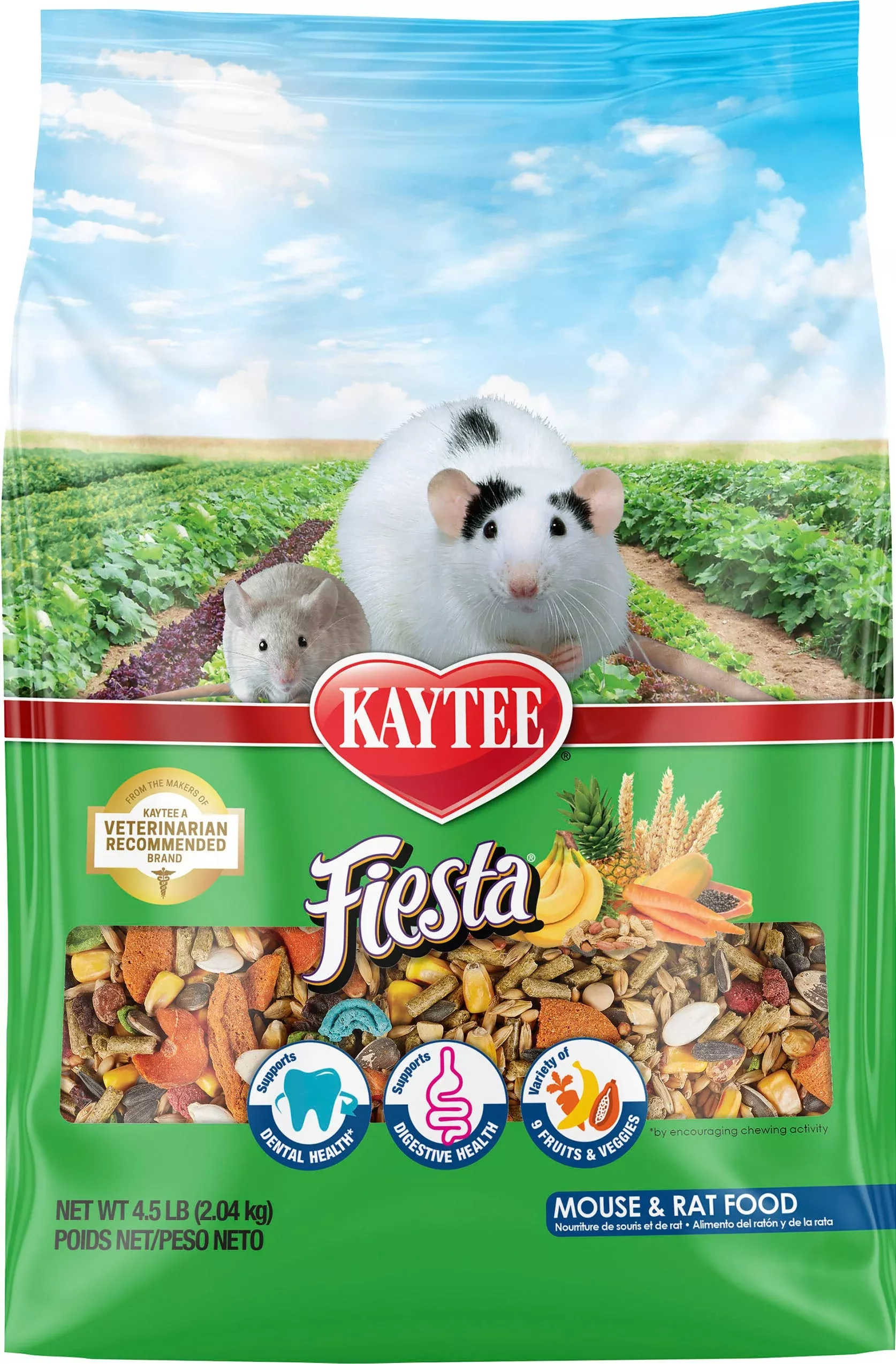 Kaytee Fiesta Mouse/Rat Food 4.5 lb
