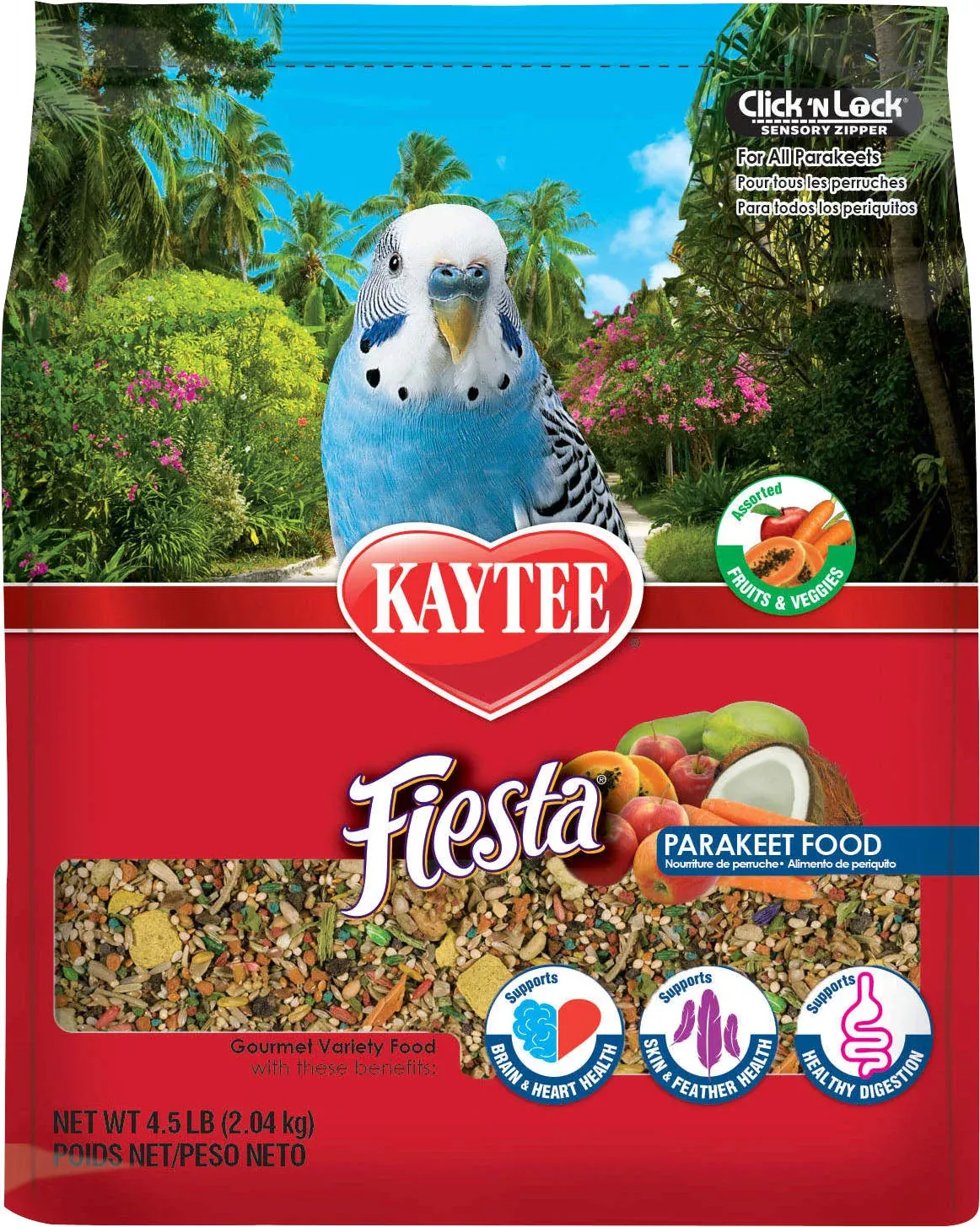 Kaytee Fiesta Parakeet Food 4.5 lb