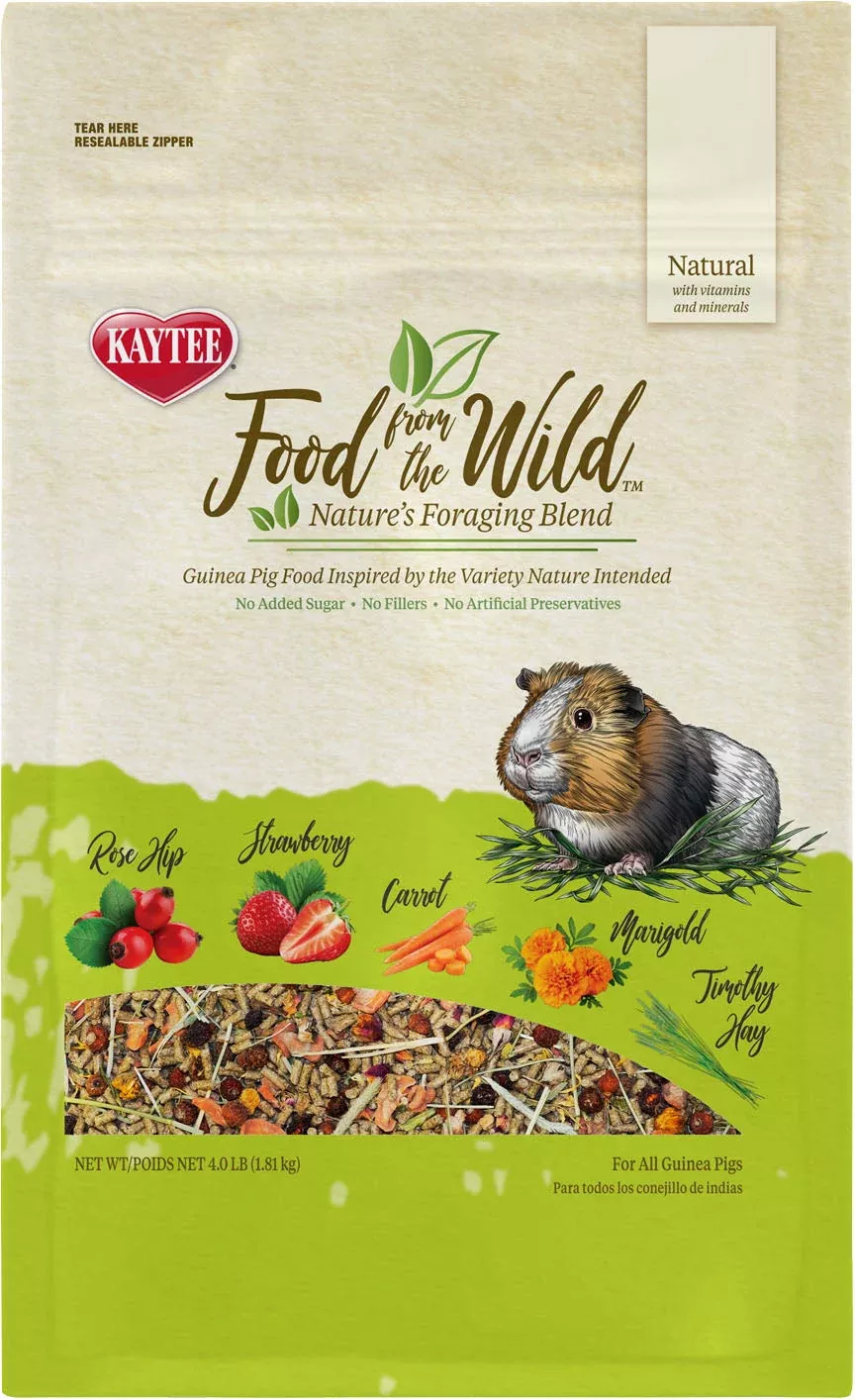 Kaytee Food From The Wild Guinea Pig Food 4 lb