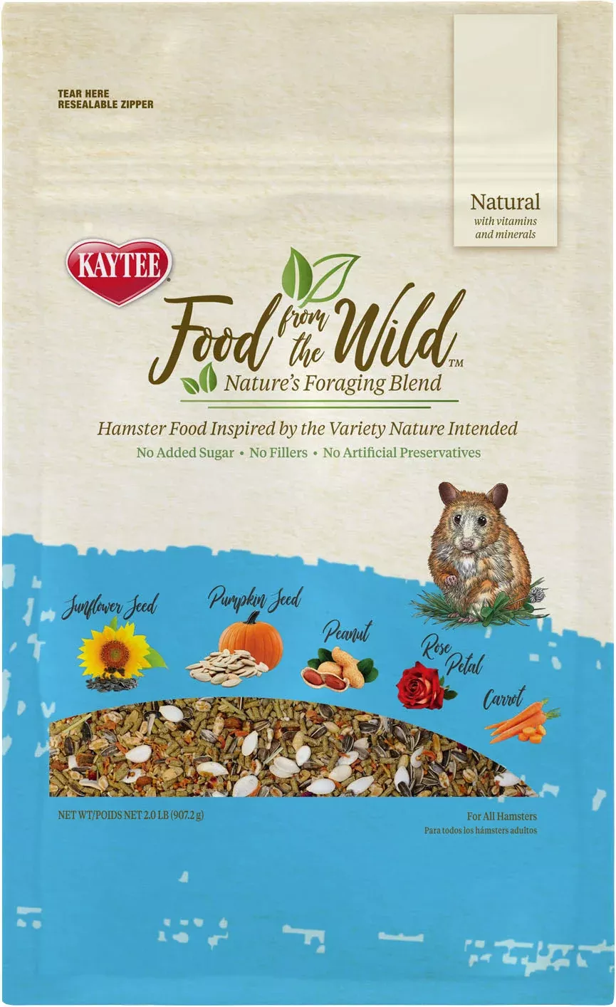 Kaytee Food From The Wild Hamster Food 2 lb