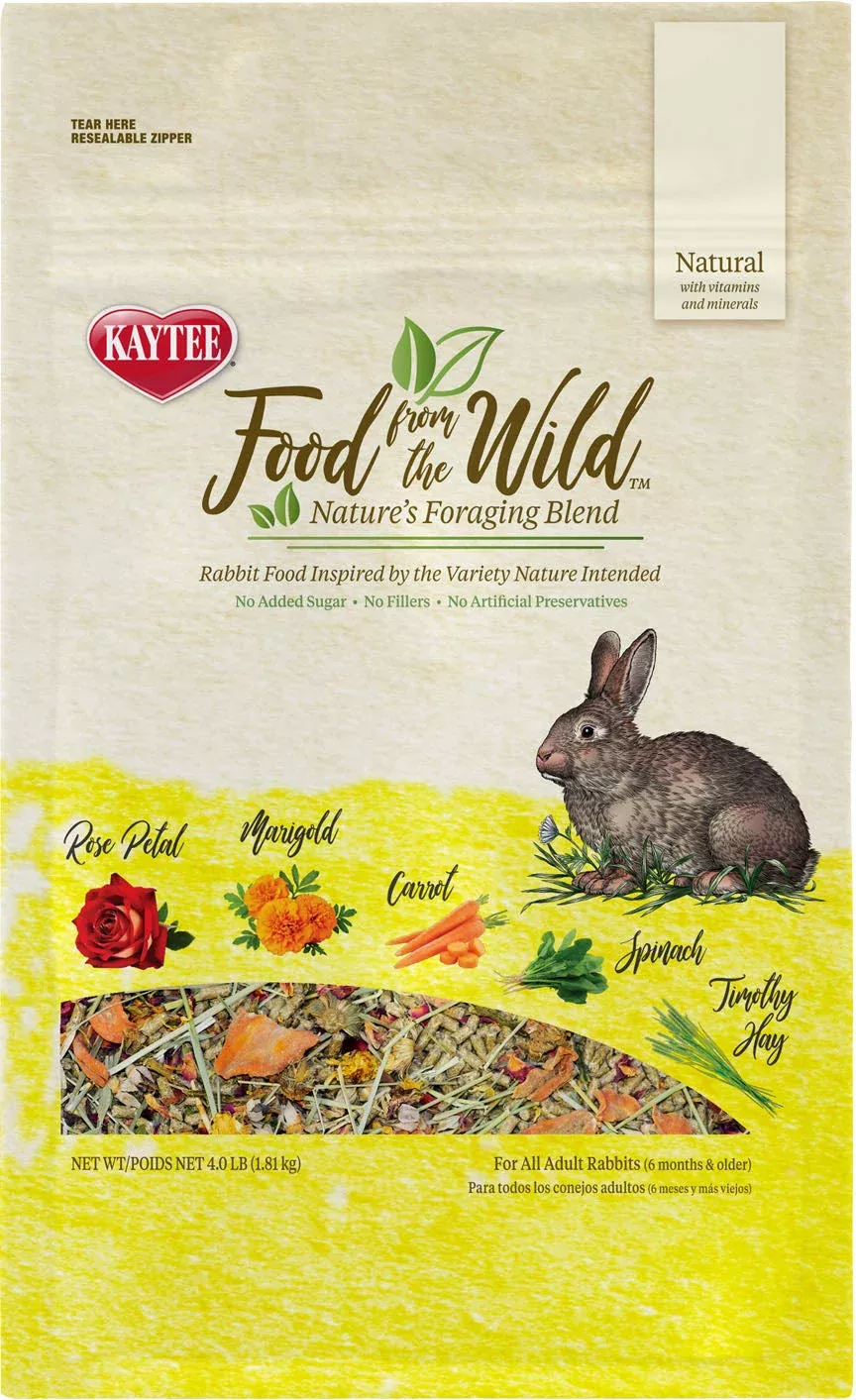 Kaytee Food From The Wild Rabbit Food 4 lb