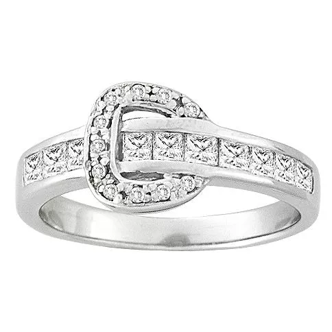 Kelly Herd Contemporary Buckle Ring - Sterling Silver