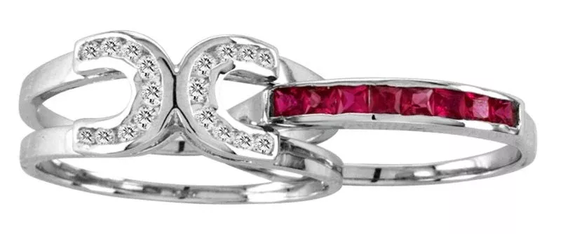 Kelly Herd Interchangeble Horseshoe Ring - Sterling Silver