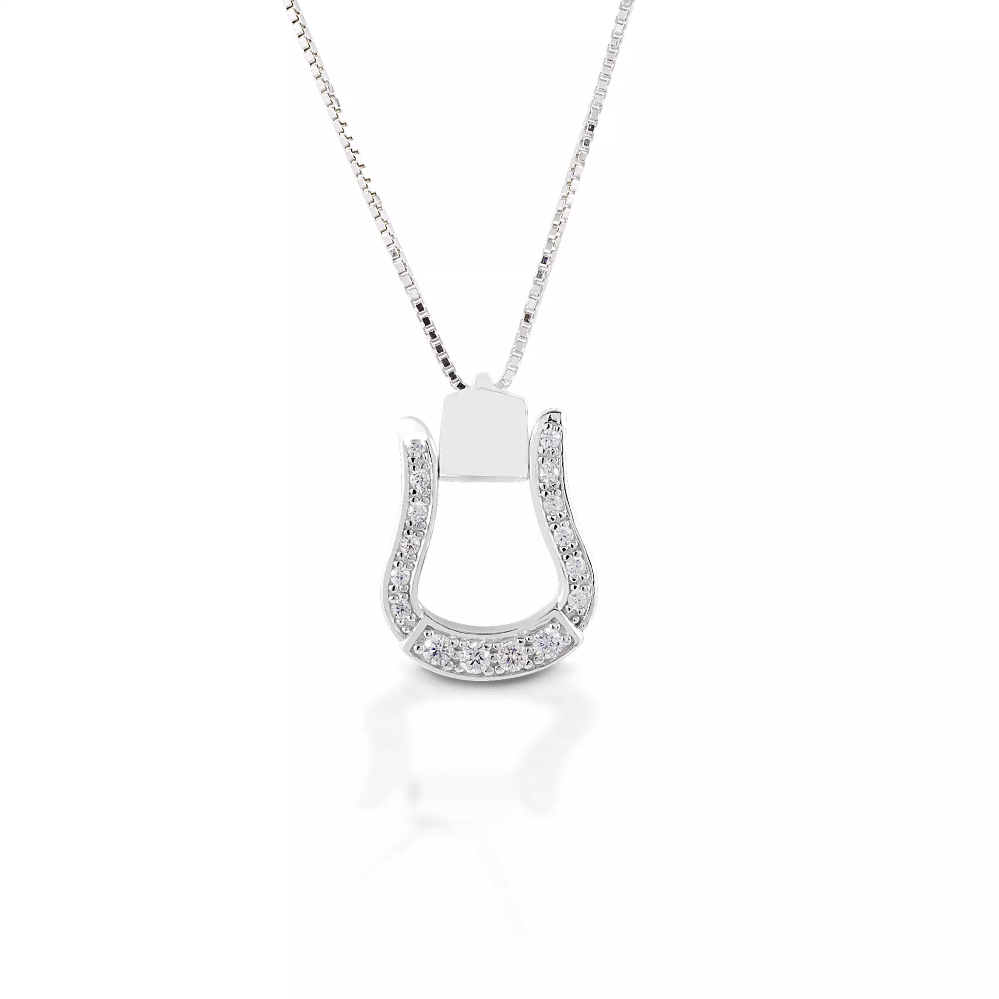 Kelly Herd Oxbow Necklace - Sterling Silver