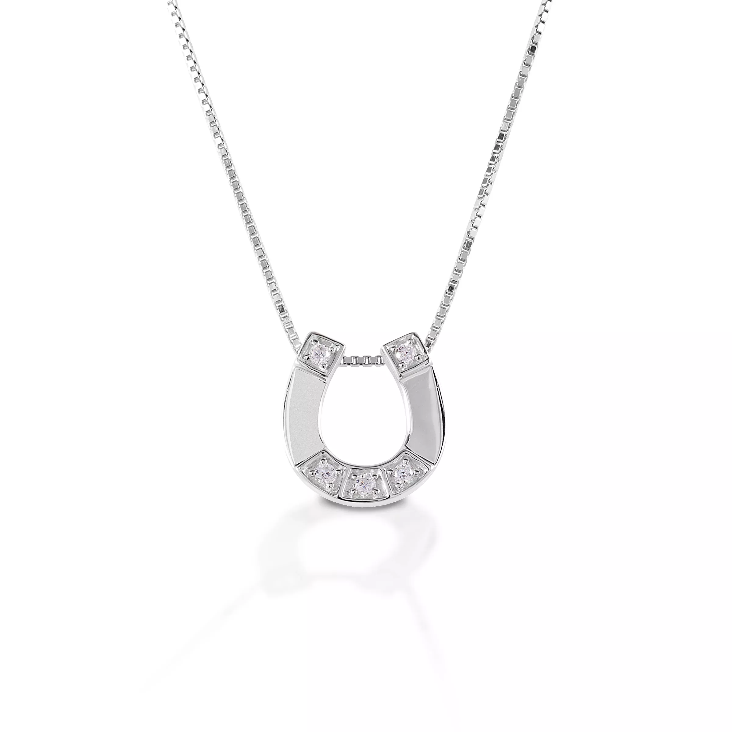 Kelly Herd Small Horseshoe Pendant - Sterling Silver