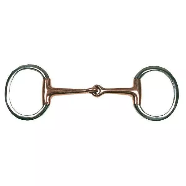 Kelly Silver Star Copper Mouth Eggbutt Snaffle