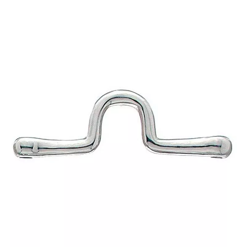 Kelly Silver Star Interchangeable 5" Stainless Steel High Port Mouth Piece