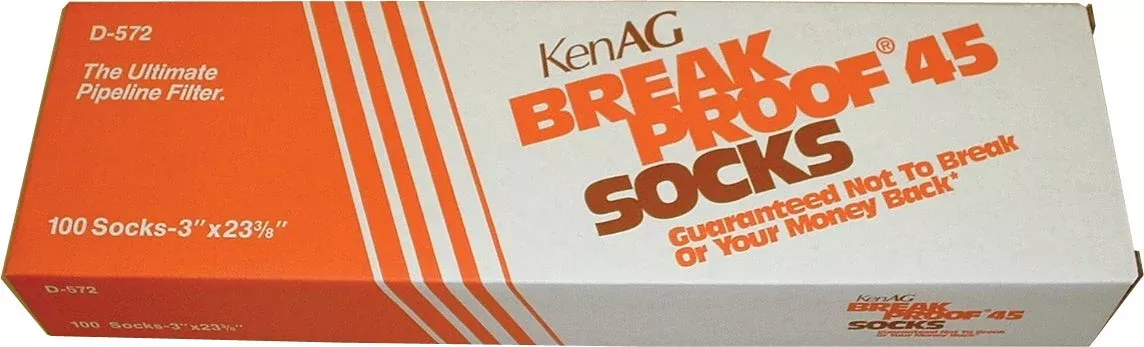 Ken Ag Breakproof Milking System Filter Sock, 3 x 23 3/8 In, Tan
