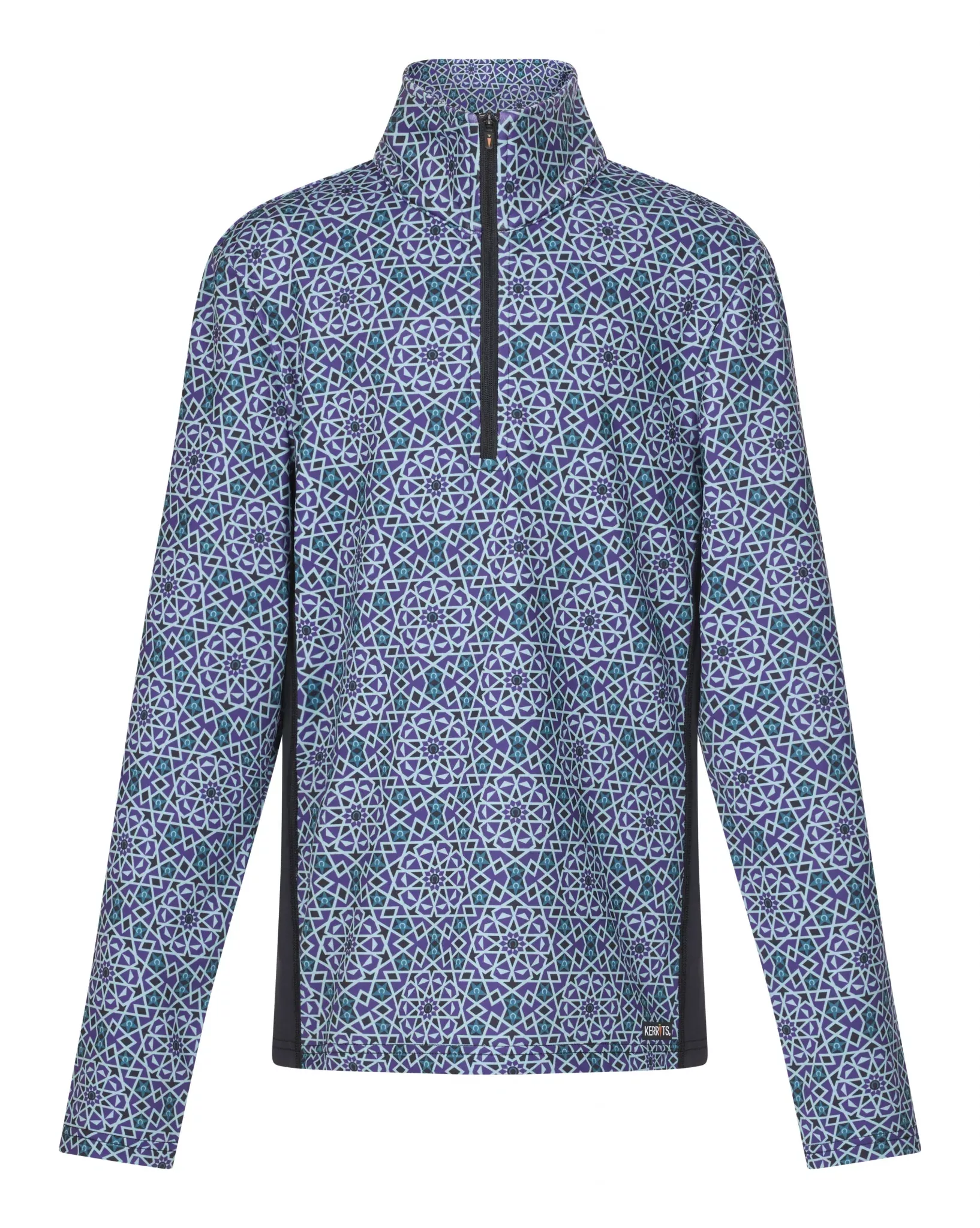 Kerrits Kids Rail Side Quarter Zip Tech Top - Print