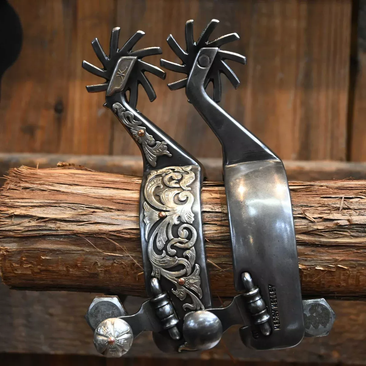 Kerry Kelley SilverMounted Hurricane Spurs