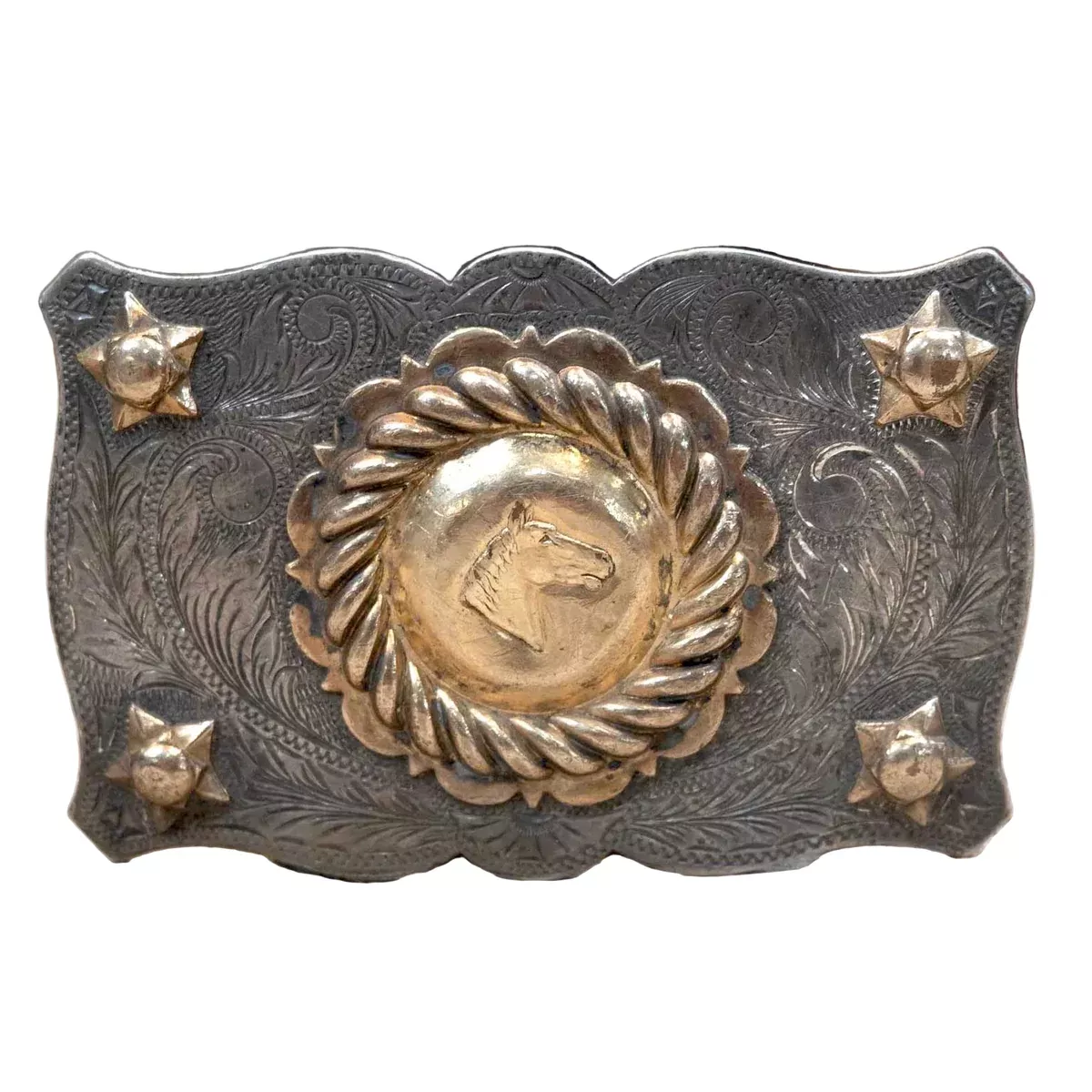 Keystone Bros. Vintage 14K Horsehead Buckle
