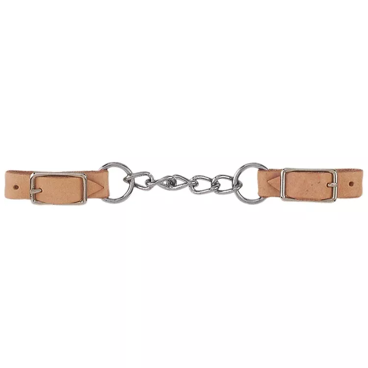 Kincade Hackamore Curb Chain With Leather Ends