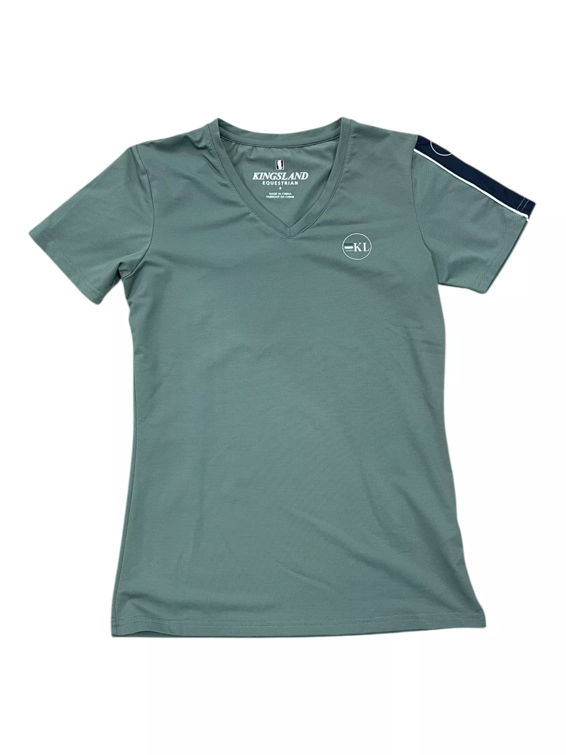 Kingsland Equestrian SS Top - Green/Black - S - USED