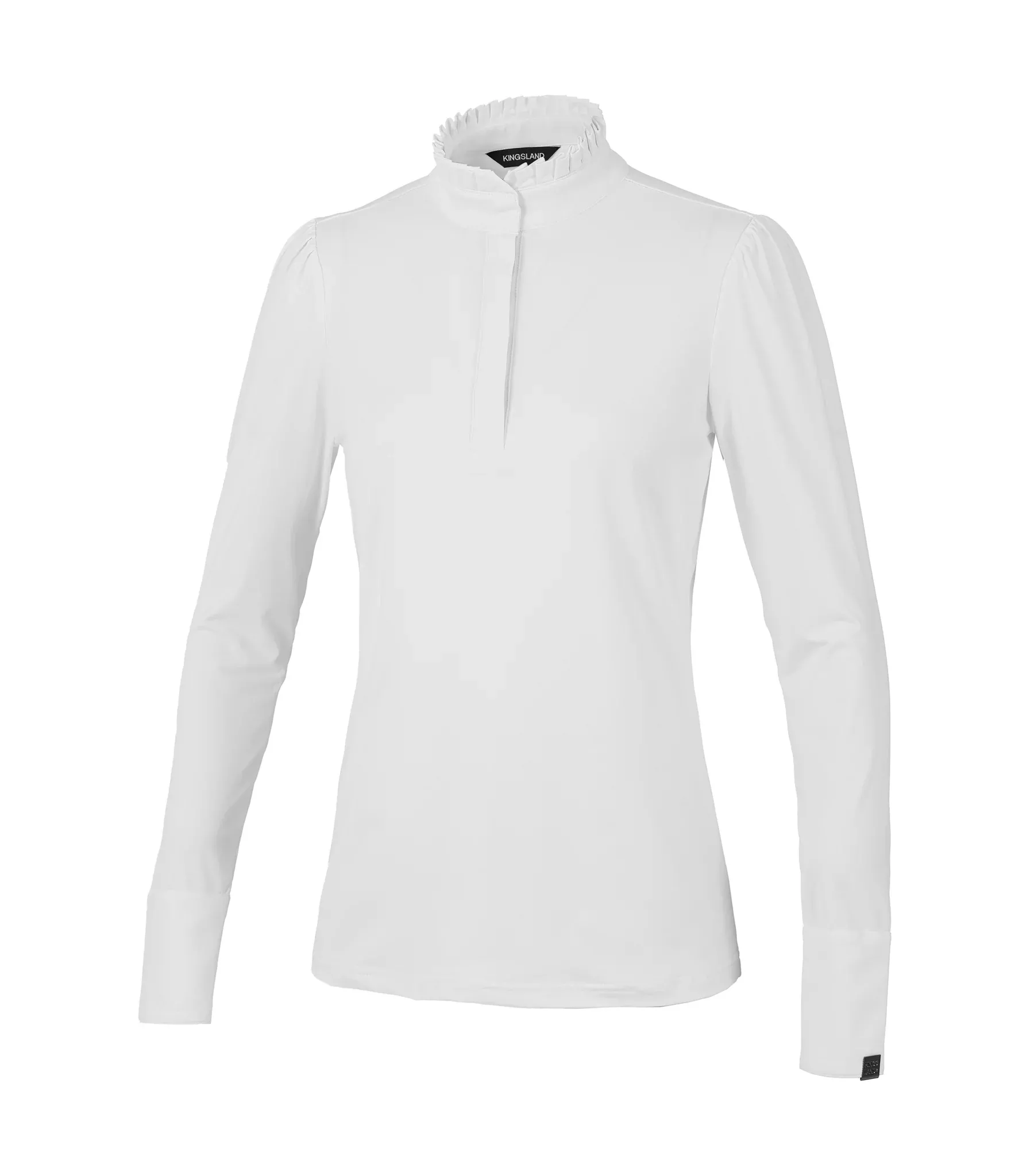 KLfiori Ladies Show Shirt with Ruffled Collar