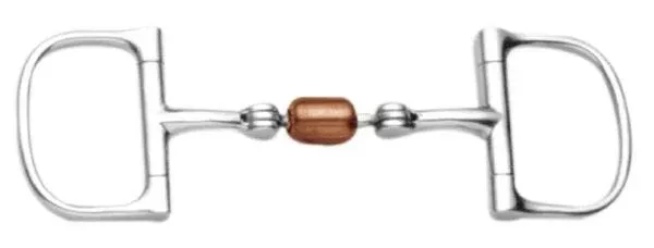 Korsteel Copper Roller Mouth Dee Snaffle Bit