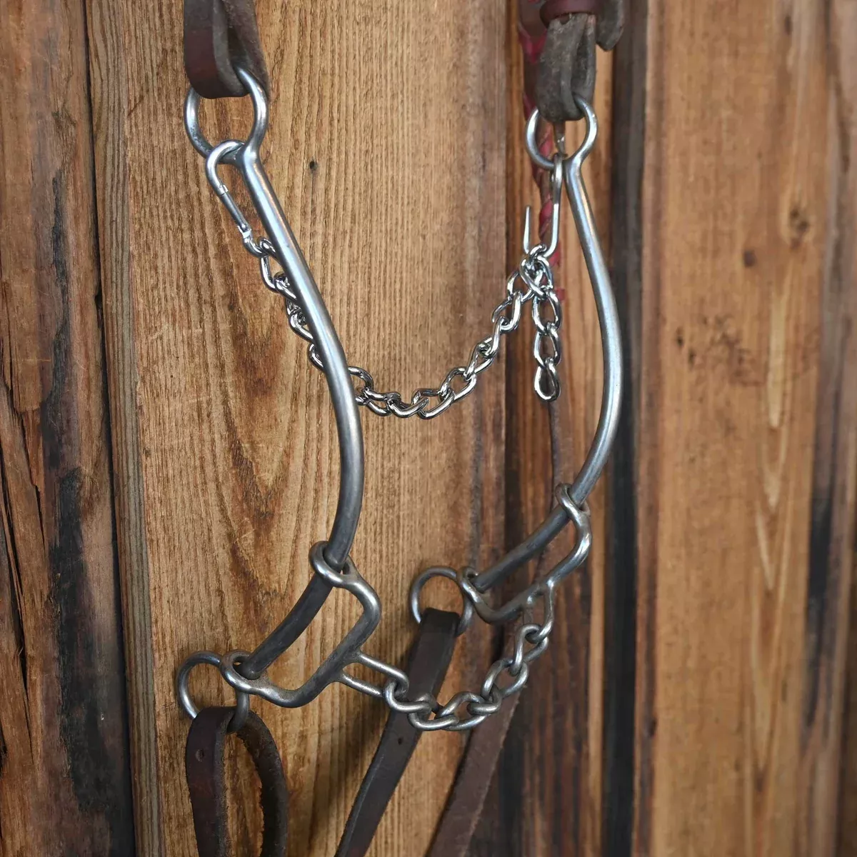 L&S Sliding Gag Chain Bridle Rig w/Single Ear Headstall
