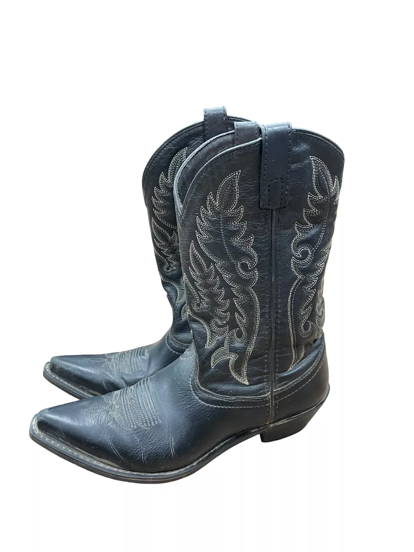 Laredo Cowgirl Boots - Black - 8 - USED