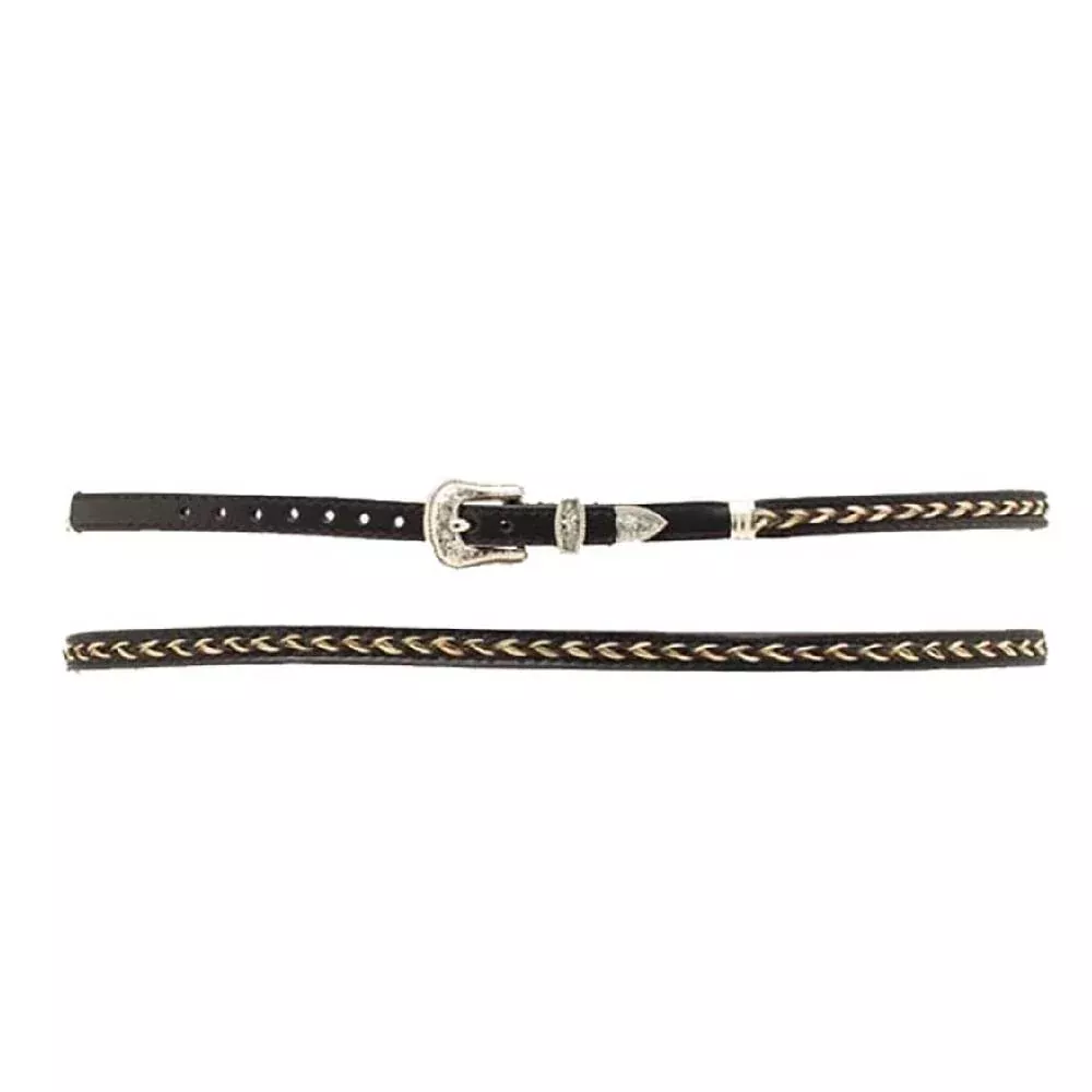Leather Braid Horse Hair Hatband