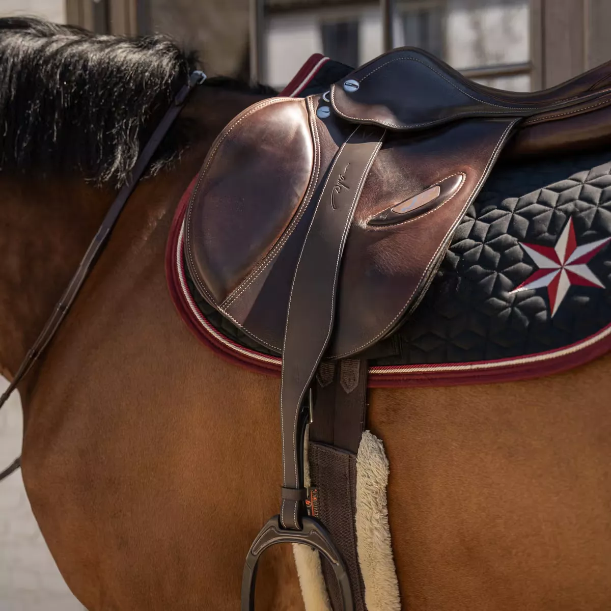 Leather Stirrup Leathers Mono