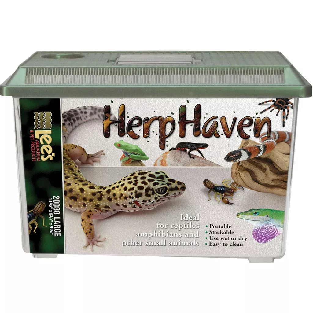 Lee's Herp Haven Rectangle Reptile Carrier, Large