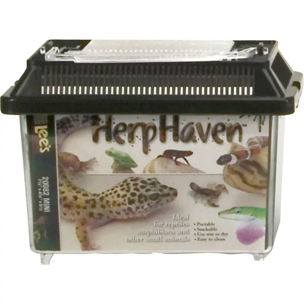Lee's Herp Haven Rectangle Reptile Carrier, Mini