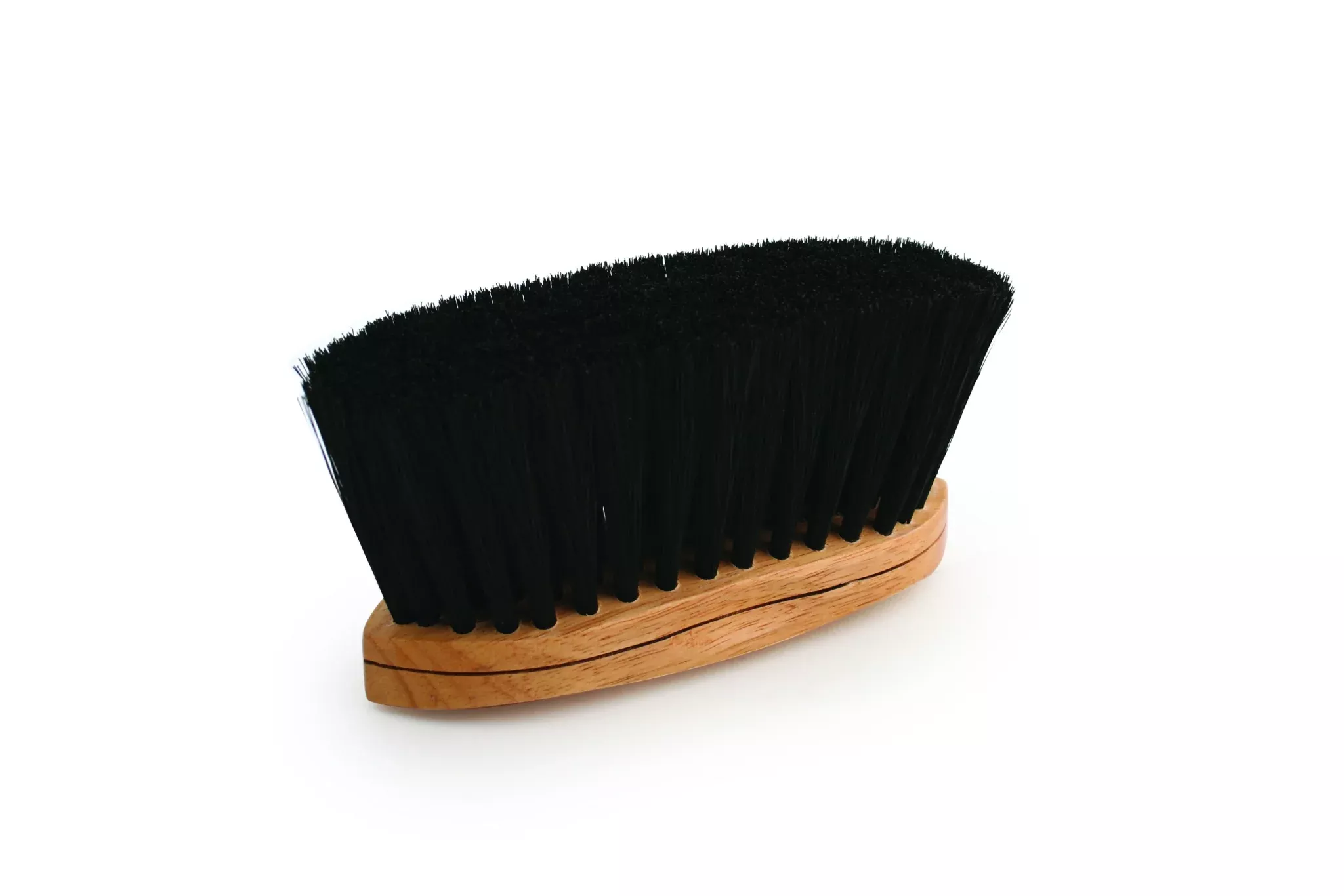 Legends Soft Black Poly Curved-Back Flick Brush