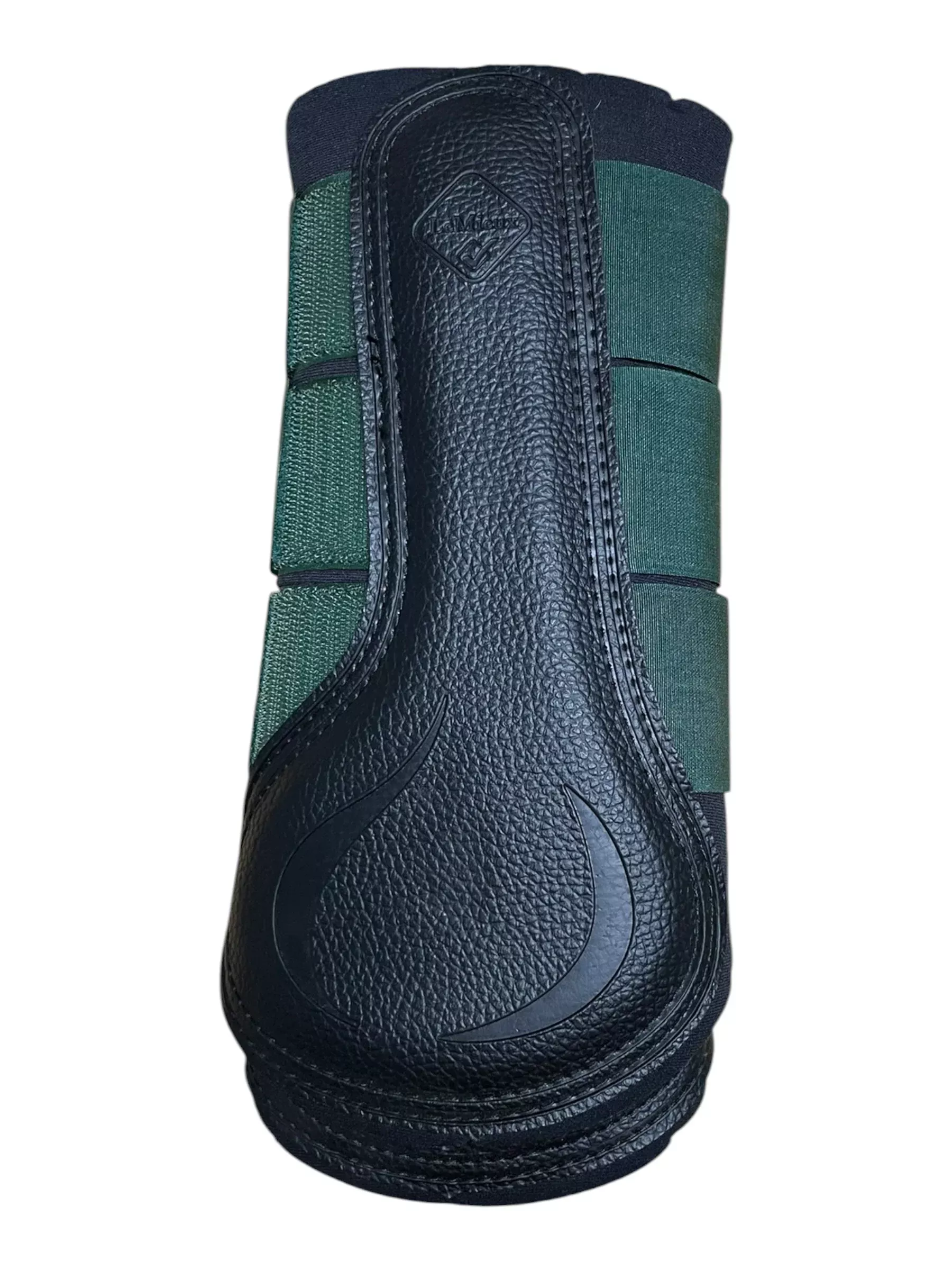 LeMieux Grafter Brushing Boots *NWT* *Pair* - Black/Green - L - USED