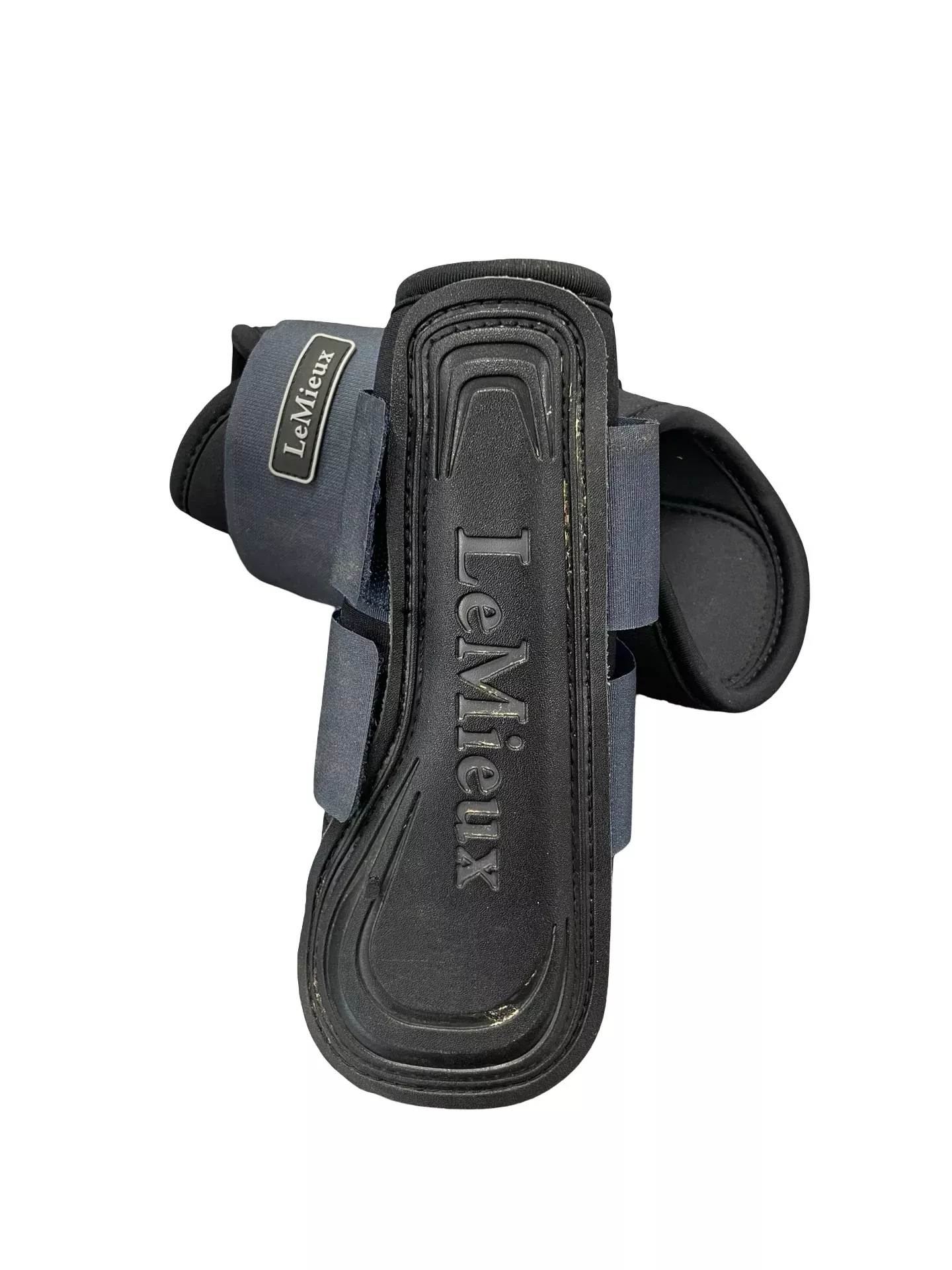 LeMieux Grafter Brushing Boots *Pair* - Black/Navy - S - USED