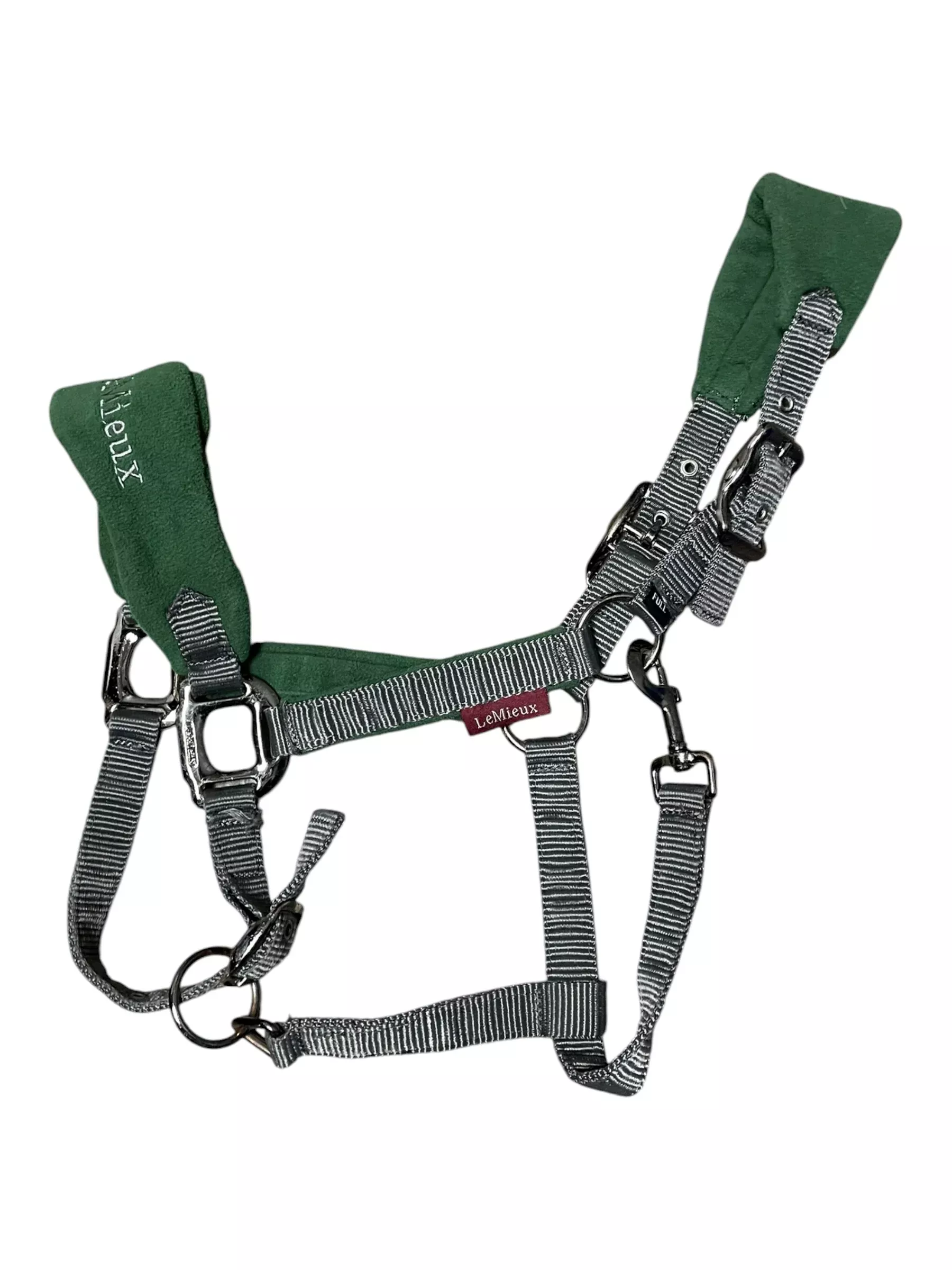 LeMieux Halter - Gray/Green - F/S - USED
